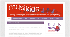 Desktop Screenshot of musikids.com.au